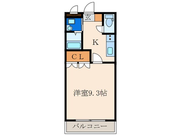 コンフォルト城野駅前の物件間取画像